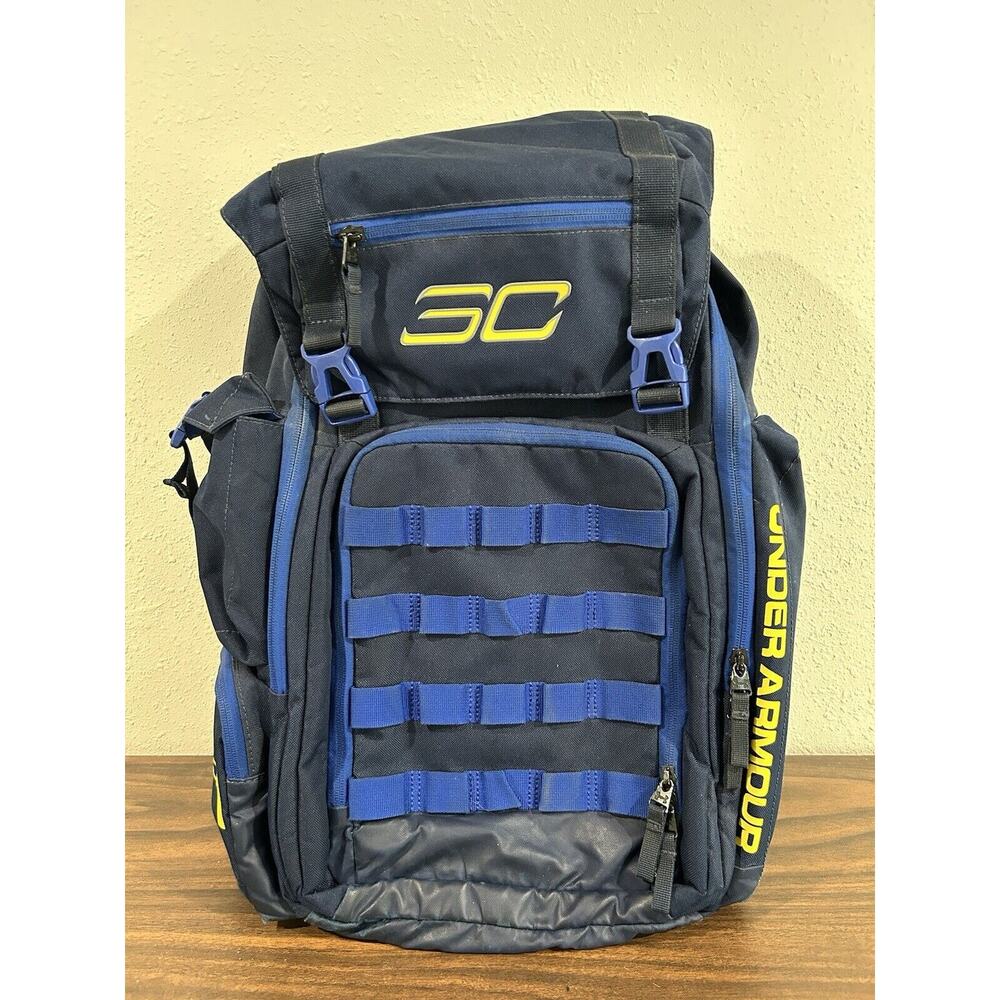 Under Armour UA Steph Curry Storm SC30 Backpack Undeniable Blue Large‎ NBA Bag